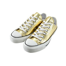 コンバース CONVERSE ALL STAR 100 SHINYMETALLIC OX オールスター 100 シャイニーメタリック OX オックス ローカット キラキラ ギラギラ 31302190 42 (ゴールド(～24.5cm)) 1SC323 スニーカー レディース ユニセックス シューズ 靴