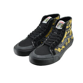 ヴァンズ VANS SK8-HI 138 DECON SF スケートハイ 138 デコン サーフ 花柄 フラワー ボーダー スケーター スケートボート （ダークアロハ）ディジョン カーキ 33 ((D.ALOHA)DIJON(25cm～)) VN0A3MV1 スニーカー メンズ ユニセックス シューズ 靴