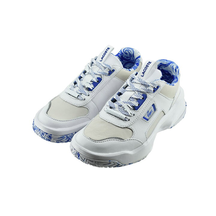 楽天市場 ラコステ Lacosteace Lift 1121 1 エース リフト 1121 1 ローカット 厚底 ダッドスニーカー プラットフォーム オフホワイト ブルー 33 Off Wht Blu Sf スニーカー レディース シューズ 靴 Sasaya楽天市場店