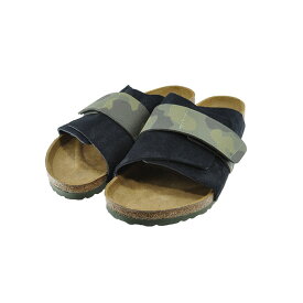 20%OFF SALE ビルケンシュトック BIRKENSTOCK Kyoto キョウト スエード レザー Birko-Flor スウェード 迷彩 メイサイ カモフラ レギュラーフィット マジックテープ 面ファスナー キャンプ アウトドア レジャー 43 (MIDNIGHT/CAMO GREEN) 1019737 コンフォート