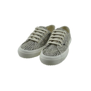 11% OFF SALE XyK SUPERGA 2750 FAUX REPTILE Aj} `[^[ Ђ傤 ^ qE [Jbg JWA ʊwEʋ 1A6111DW x[W WFb\/ubN hbg 73 (BEIGE GESSO-BLACK DOTS) S6111DW Xj[J