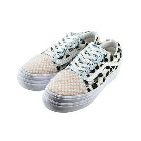 ヴァンズ VANS SUPER COMFYCUSH OLD SKOOL スーパーコンフィクッシュ オールドスクール ローカット 厚底 パッチワーク （ミックスコージー）マルチ/トゥルーホワイト 73 ((MIXED COZY)MLT(～24.5cm)) VN0A4UUN スニーカー レディース ユニセックス