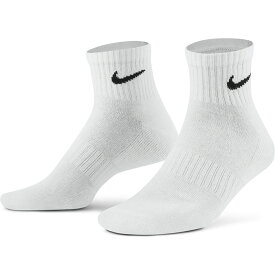 ナイキ Nike EVERYDAY CUSHIONED エブリデイ クッションド くつした ソックス 足首 アンクル くるぶし丈 ホワイト/ブラック 36 (WHITE/BLACK(25cm～)) SX7667 靴下 メンズ ユニセックス シューズ 靴
