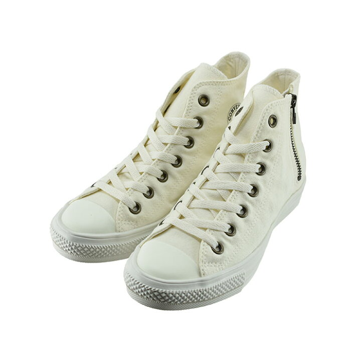 楽天市場 コンバース Converseall Star Light Workzip Hi オールスター ライト ワークジップ Hi ハイカット サイドジッパー ファスナー オフホワイト 113 Off White 25cm スニーカー メンズ ユニセックス シューズ 靴 Sasaya楽天市場店