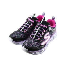 送料込み スケッチャーズ SKECHERS S LIGHT GALAXY LIGHTS Sライツ ギャラクシー ライツ ローカット 星 スター 光る靴 ライトアップ マジックテープ 面ファスナー ベルクロ ブラック/マルチ 24 (BLACK/MULTI) 10920L スニーカー キッズ ジュニア 子供 女の子