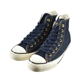 コンバース CONVERSE ALL STAR US OKAYAMADENIM HI オールスター US オカヤマデニム HI ハイカット 岡山デニム 31306840 ネイビー 84 (インディゴ(25cm～)) 1SD048 スニーカー メンズ ユニセックス シューズ 靴