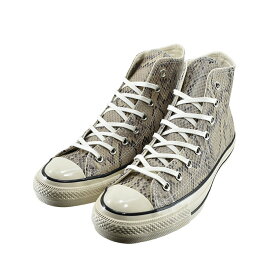 コンバース CONVERSE LEATHER ALL STAR US PYTHON HI レザー オールスター US パイソン HI 31308210 15 (ナチュラル(25cm～)) 1SD288 スニーカー メンズ ユニセックス シューズ 靴