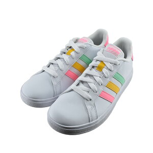 y݁z AfB_X adidas GRAND COURT 2.0 K Oh R[g 2.0 K (FTWWHT/PULMIN/BEAMPK) HP8910 Xj[J[ LbY WjA q ̎q tbgEFAzCg/pX~g LKK25 35 V[Y C