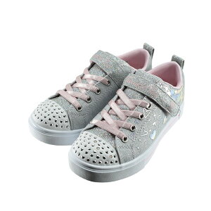 �y�������݁z �X�P�b�`���[�Y SKECHERS S LIGHT TWINKLE SPARKS HEATHER CHARM S���C�c �g�D�C���N�� �X�p�[�N�X �w�U�[ �`���[�� (GRAY/SILVER) 314787L �X�j�[�J�[ �L�b�Y �W���j�A �q�� ���̎q �O���[/�V���o�[
