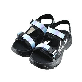 送料込み ムーンスター MOONSTAR NI-MO ni-mo SANDAL ニーモ サンダル (ブラック) J083 サンダル キッズ ジュニア 子供 女の子 黒 クロ NMJ083 45 シューズ 靴