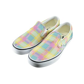 「送料込み」 ヴァンズ VANS CLASSIC SLIP-ON クラシック スリッポン (PASTEL PICNIC M(～24.5cm)) VN0A5JLX エンジニアブーツ レディース ユニセックス パステル ピクニック ミックスドプレイド 35 シューズ 靴