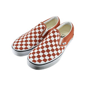 y݁z @Y VANS CLASSIC SLIP-ON NVbN Xb| (CHK BURNT OCHRE(`24.5cm)) VN0A7Q5D Xb| fB[X jZbNX J[qXg[ `FbJ[{[h o[g I[J[ u