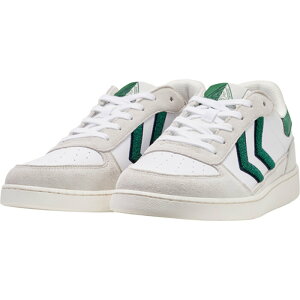�q�������� hummel ROYAL HB CH (WHITE/GREEN(�`24.5cm)) 218638 �X�j�[�J�[ ���f�B�[�X ���j�Z�b�N�X �z���C�g/�O���[�� �� �V�� HM218638 25 �V���[�Y �C