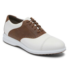 ROCKPORT ロックポート TM LINKS CAP TOE トータルモーション リンクス キャップ トゥ (WHITE/TAN) CJ0119 スニーカー メンズ ホワイト/タン 35 シューズ 靴