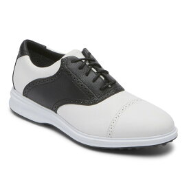ROCKPORT ロックポート TM LINKS CAP TOE トータルモーション リンクス キャップ トゥ (WHITE/BLACK) CJ0596 スニーカー メンズ ホワイト/ブラック 35 シューズ 靴