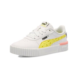 【送料込み】 プーマ PUMA Carina 2.0 SPONGEBOB 2 PS キャリーナ 2.0 スポンジボブ 2 PS (PUMA White/Lemon Meringue) 393903 スニーカー男の子 女の子 ジュニア プーマホワイト/レモンメレンゲ 子供 キッズ シューズ 靴 85