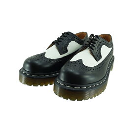 ドクターマーチン Dr.Martins 3989 BEX ブローグシューズ (BLACK＆WHITE(25.0cm～)) 10458001 ブーツ ユニセックス ブラック＆ホワイト 黒 クロ メンズ シューズ 靴 36