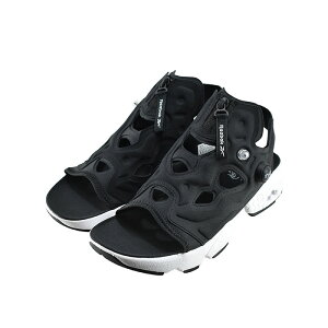 ���[�{�b�N Reebok INSTAPUMP FURY SANDAL ZIP �C���X�^�|���v�t���[���[ �T���_�� �W�b�v (Cblack/White) 100202019 �T���_�� �R�A�u���b�N/�z���C�g 108037 ���f�B�[�X �V���[�Y �C 36