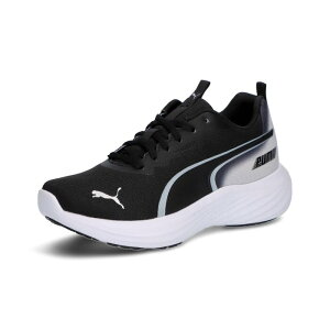 �y�������݁z �v�[�} PUMA Speed Monster V5 PL �X�s�[�h �����X�^�[ V5 PL (PUMA Black/PUMA Silver) 311163 �X�j�[�J�[�j�̎q ���̎q �L�b�Y �v�[�} �u���b�N/�v�[�} �V���o�[ �q�� �L�b�Y �V���[�Y �C 37