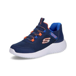 �y�������݁z �X�P�b�`���[�Y SKECHERS BOUNDER-BRISK-BURST �o�E���_�[ - �u���X�N�o�[�X�g (NAVY/BLUE) 403822L �X�j�[�J�[�j�̎q �L�b�Y �l�C�r�[/�u���[ �q�� �L�b�Y �V���[�Y �C 76