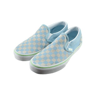 u݁v @Y VANS CLASSIC SLIP-ON NVbN Xb| (CHECKERBOARD CRYSTAL BLUE) VN000D6Y Xj[J[ jZbNX `FbJ[{[h NX^u[ fB[X V[Y C 47