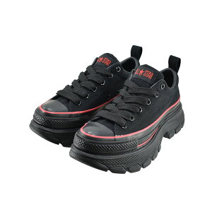 �R���o�[�X CONVERSE ALL STAR TREKWAVE AP OX �I�[���X�^�[ �g���b�N�E�G�[�u AP OX (BLK/RED) 1SE906 �X�j�[�J�[ ���j�Z�b�N�X �u���b�N/���b�h 31317390 ���f�B�[�X �V���[�Y �C 127