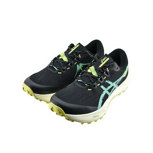 �A�V�b�N�X asics Fuji Lite 6 �t�W ���C�g 6 (BLACK/AURORA GREEN) 1011C086 �u���b�N/�I�[�����O���[�� �����Y �V���[�Y �C 18