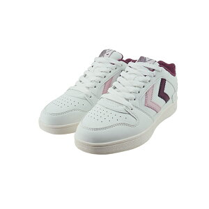 �q�������� hummel ST.POWER PLAY PP (WHITE/PINK) 232879 �X�j�[�J�[ �z���C�g/�s���N �� �V�� HM232879 ���f�B�[�X �V���[�Y �C 18