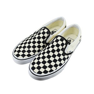�y�������݁z ���@���Y VANS �N���V�b�N �X���b�|�� CLASSIC SLIPON (BLACK/WHITE CHECKERBOARD(25.0cm�`)) vn000eyebww �X�j�[�J�[ �� �N�� �����Y �V���[�Y �C 38