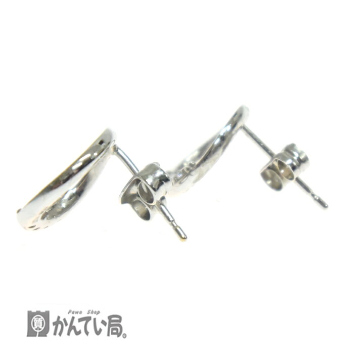楽天市場】ete K18/925 サークル ビジュー ピアス シンプル キラキラ 