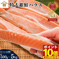 最大3,000円OFF！「甘塩銀鮭ハラス 500g〜5kg」 サーモンハラス 選べる内容量 シャケ 魚 お弁当 おにぎり…
