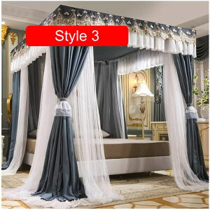 NC[/LOxbhpᒠA360°bsObVxbhLms[AƒpV܂ł̃xbhJ[e (Color : Style 3 Size : 1.5x2x2m)