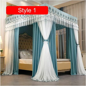 �x�b�h�L���m�s�[ �Q���p�ᒠ 5�t�B�[�g/1.5m�x�b�h�p�A�h�o�_�u���x�b�h�L���m�s�[�A�v�����Z�X�X�^�C���̃x�b�h���[�������x�b�h�J�[�e�� (Color : Style 1 Size : 150x2