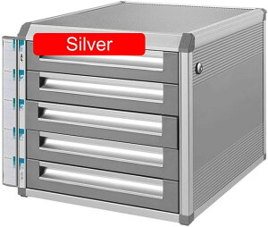 ItBXS ̃bNoCt@CLrlbg5oA~ItBXfXNgbvXg[W ItBXfXNp R[i[ I wKp ׋p wKfXNp (Color : Silv