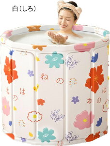 バスタブ 浴槽 ポータブルバスタブ 簡易風呂 簡易浴槽 サウナ水風呂 折り畳み浴槽 サウナ 簡易 浸漬式 大人 子供 ご年配の方」 (?色)