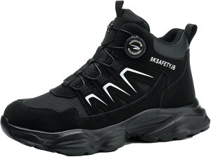 安全靴 セーフティーシューズ ハイカット 鋼先芯 つま先保護 釘踏み抜き防止 通気性 クッション性 軽量 防臭 防滑 衝撃吸収 耐電靴 男女兼用 工事現場 溶接用 スニーカー ハイカット アウト