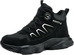 安全靴 ハイカット ワークブーツ 鋼つま先 つま先保護 踏み抜き防止 通気性 滑りにくい クッション性 柔らかい 軽量 耐電靴 男女兼用 工事現場 建築現場 溶接 スニーカー アウトドア 大きい