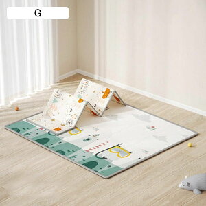 プレイマット 遊びマット 極厚 ベビーマット 折り畳み 赤ちゃんマット キッズ 幼児 子供 両面使用 防水 防音 ベビーまっと 安全 無毒 無味 折りたたみ 両面使用 無毒 衝撃吸収 床暖房対応 17