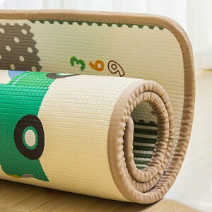 プレイマット ベビー ロールタイプ ロールマット 子供用 遊びマット 赤ちゃん 子供 折り畳み式 両面使用 リバーシブル ラグマット ベビーマット 滑り止め 防水 防音 収納便利 1.5m X 1.8