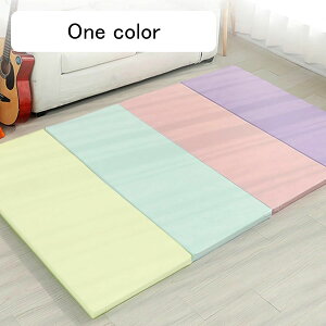 ベビーマット インテリア 極厚 プレイマット ベビーマット 折りたたみ 遊びカーペット 厚手 滑り止め付き 両面使用 子供 大人 赤ちゃん キッズ 無地 純色 ヨガ ライトカラー 無毒 トレーニン