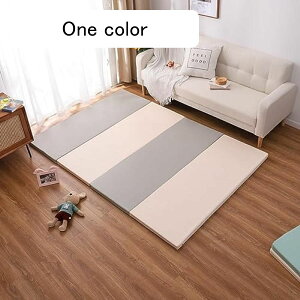 プレイマット ベビー 子どもプレイマット 折り畳み式カーペット 両面使い 多機能 衝撃緩和 滑り止め 防水 切り替え 簡約 シンプル 純色子供のゲームパッド 収納便利 XPE素材 無毒無味 安全