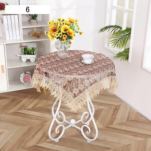 レース テーブルクロス 食卓カバー テーブルカバー 洋風 ロマンチック レース系 花柄 刺繍 フリル 薄手 マルチカバー テーブル掛け 軽量 気分転換 リビング ダイニング 2