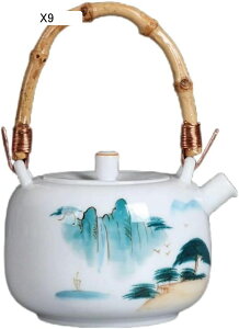 常滑焼陶茶こし急須ブラック 中華風 常滑焼 急須 新茶 お茶 ティー 緑茶 煎茶 ほうじ茶 玄米茶 陶製茶こし 茶こし一体型 実用的 プレゼント なる 贈り物 11*14*11CM ギフト