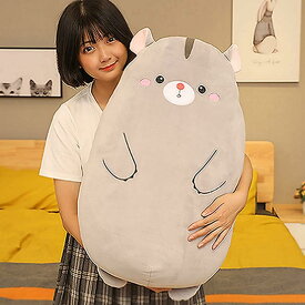 ぬいぐるみ 兎 ぬいぐるみ クリスマス プレゼント/お誕生日 ウサギ ぬいぐるみ 大きい うさぎ お人形 動物ぬいぐるみ 手触りふわふわ 抱き枕 恋人へ インテリア 彼女へ ギフト グレー 50cm