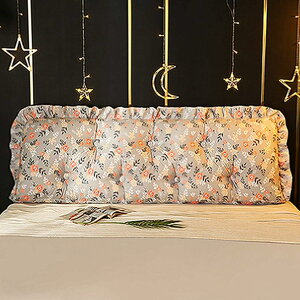 三角クッション ピロー 大きい 背もたれ 200*50cm ベッドクション ソフトバッグクッション 二人掛け ベッド ビッグピロー オフィスピロー 腰当て 読書枕 ウォッシャブル 贈り物 プレゼント