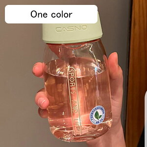 ウォーターボトル 透明カップ 水筒 直飲み 420ml 600ml ハンドル付き 茶漉し付き 洗いやすい 耐熱耐冷 再利用可能 給水 かわいい 子供用 大人 プレゼント 炭酸対応 アウトドア 旅行 ウ