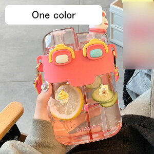 水筒 530ML 780ML ウォーターボトル ワンタッチ式 2way ストロー 直飲み 夏用 スポーツボトル プラスチック ロック機能付き 漏れのない 軽量 可愛 子供大人兼用 ジョギング ハイキン