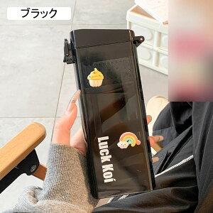 ボトル クリアボトル かわいい水筒 ストロー付き ワンタッチ開閉式 蓋付き ウォーターボトル プラスチックボトル カップ おしゃれ 韓国風 男女兼用 少女 会社 部屋用 自転車 ランニング 誕