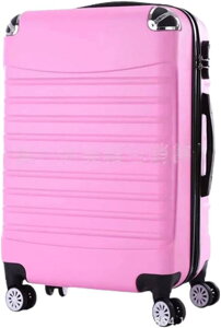 スーツケース キャリーケース 機内持ち込み 35L キャリーバッグ ファスナー式 超軽量 小型 耐衝撃 静音 ダブルキャスター 360度回転 旅行 ビジネス 出張 ピンク Sサイズ(1-3泊)