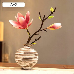 造花 枯れない花 ハクモクレン バラ フラワーアレンジメント 造花インテリア リアル 本物そっくり 観葉植物 装飾花 アートフラワー お世話不要 北欧 アート ins 部屋 玄関 お見舞い インテリ